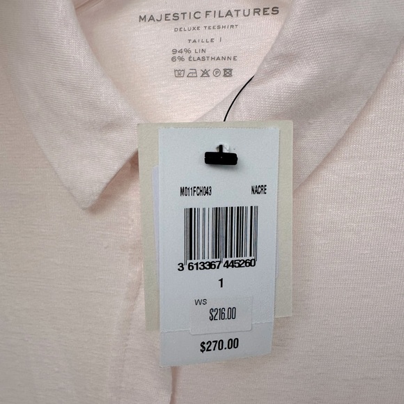 Majestic Filatures Soft Blush Top - Picture 1 of 3